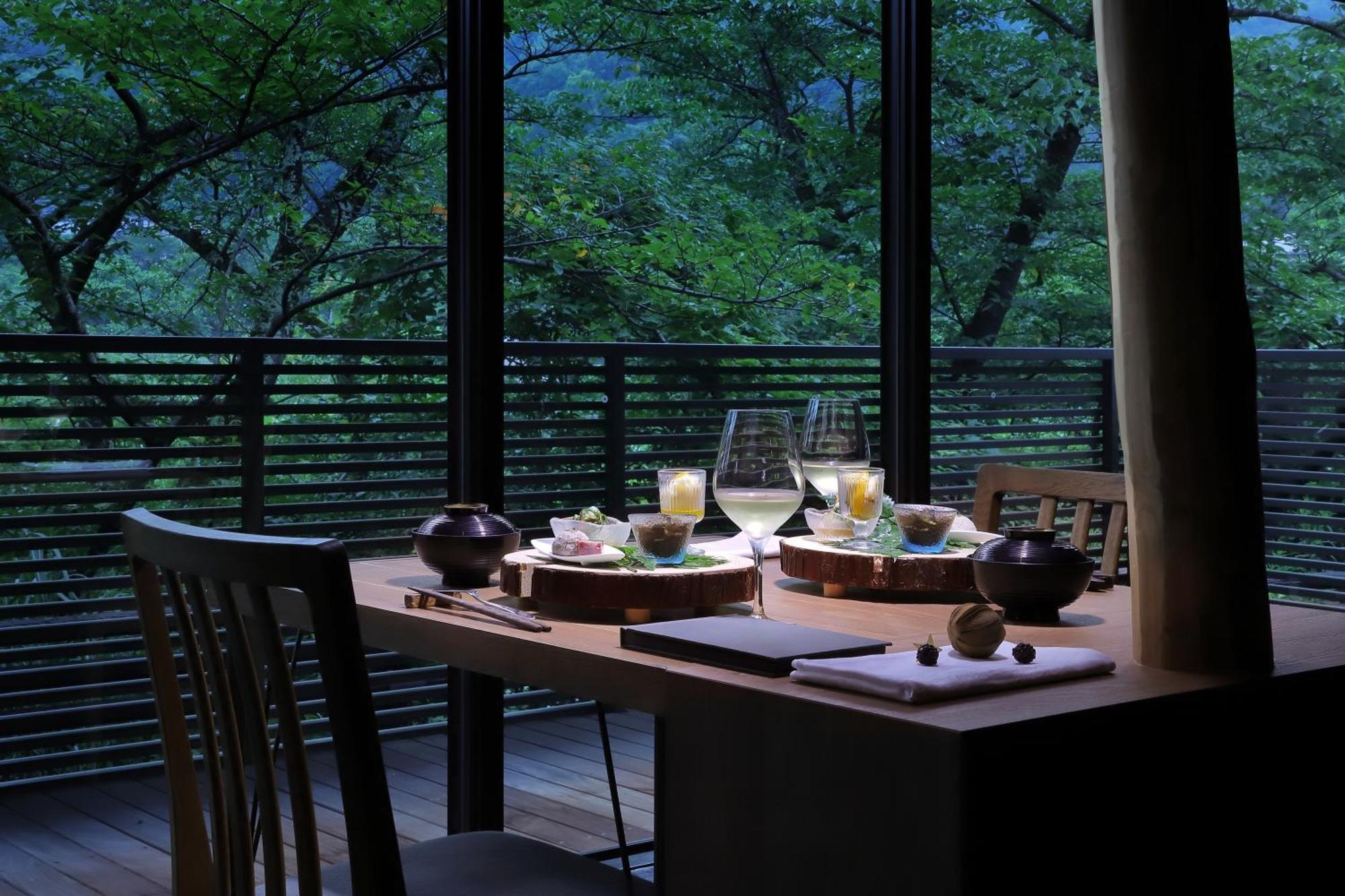 Oyado Morinone Hotel Kaminoyama Buitenkant foto